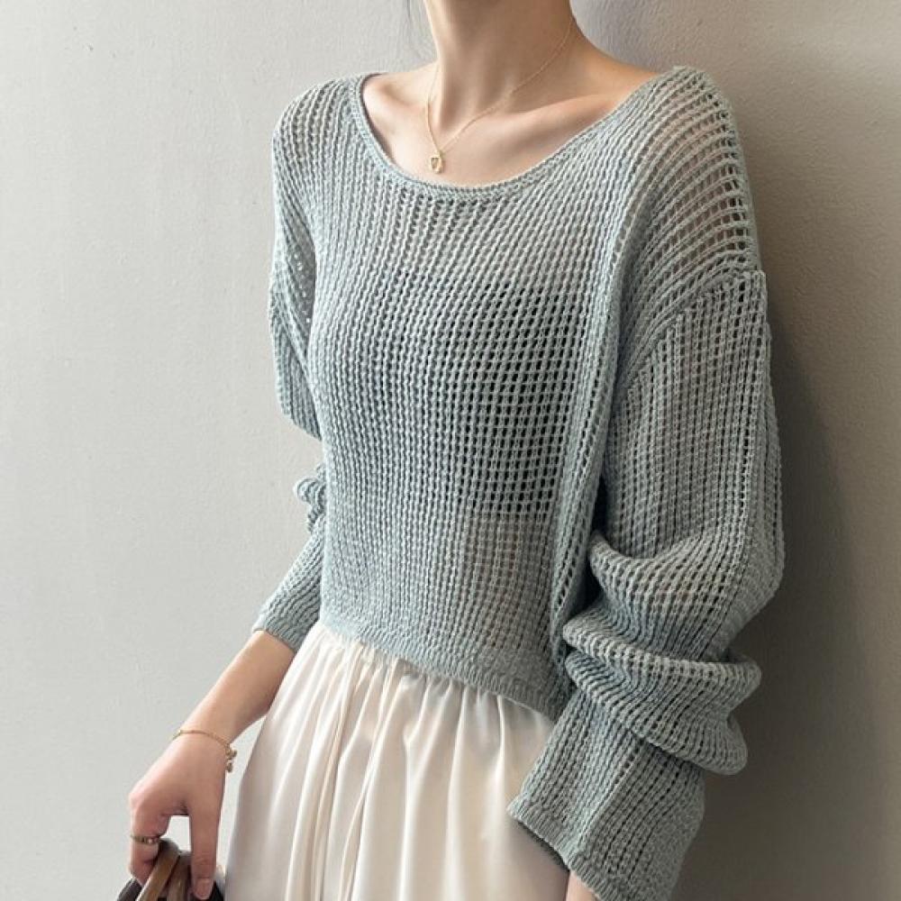 Maia Summer Mesh Knit Top Maiac046 