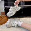 Mesh Breathable Thick-soled Dad Shoes for Women In Summer 2025 New Versatile Height-increasing Casual Sports Shoes Trendy Dad Shoes
