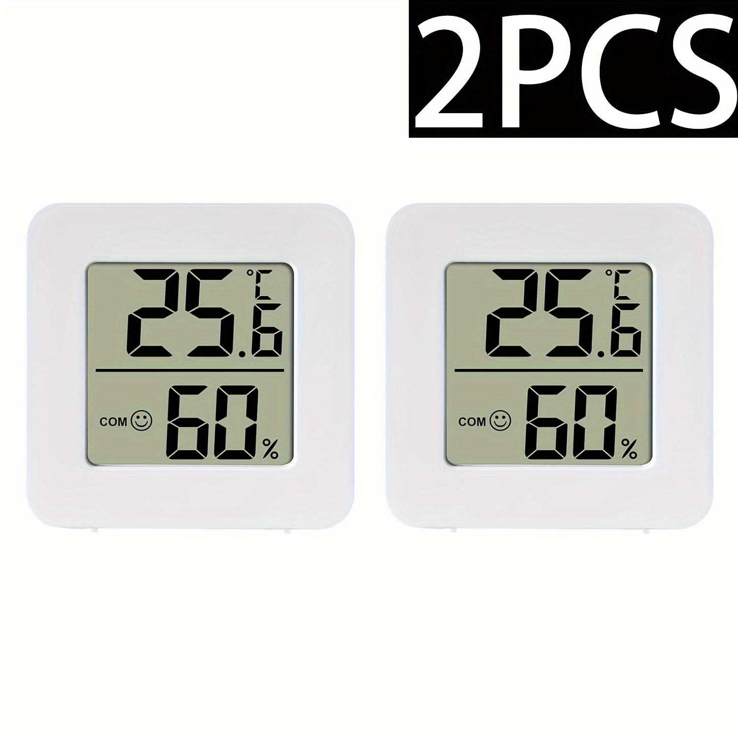 

Two mini LCD digital thermometers and hygrometers (Celsius only) 2pcs- Celsius белый