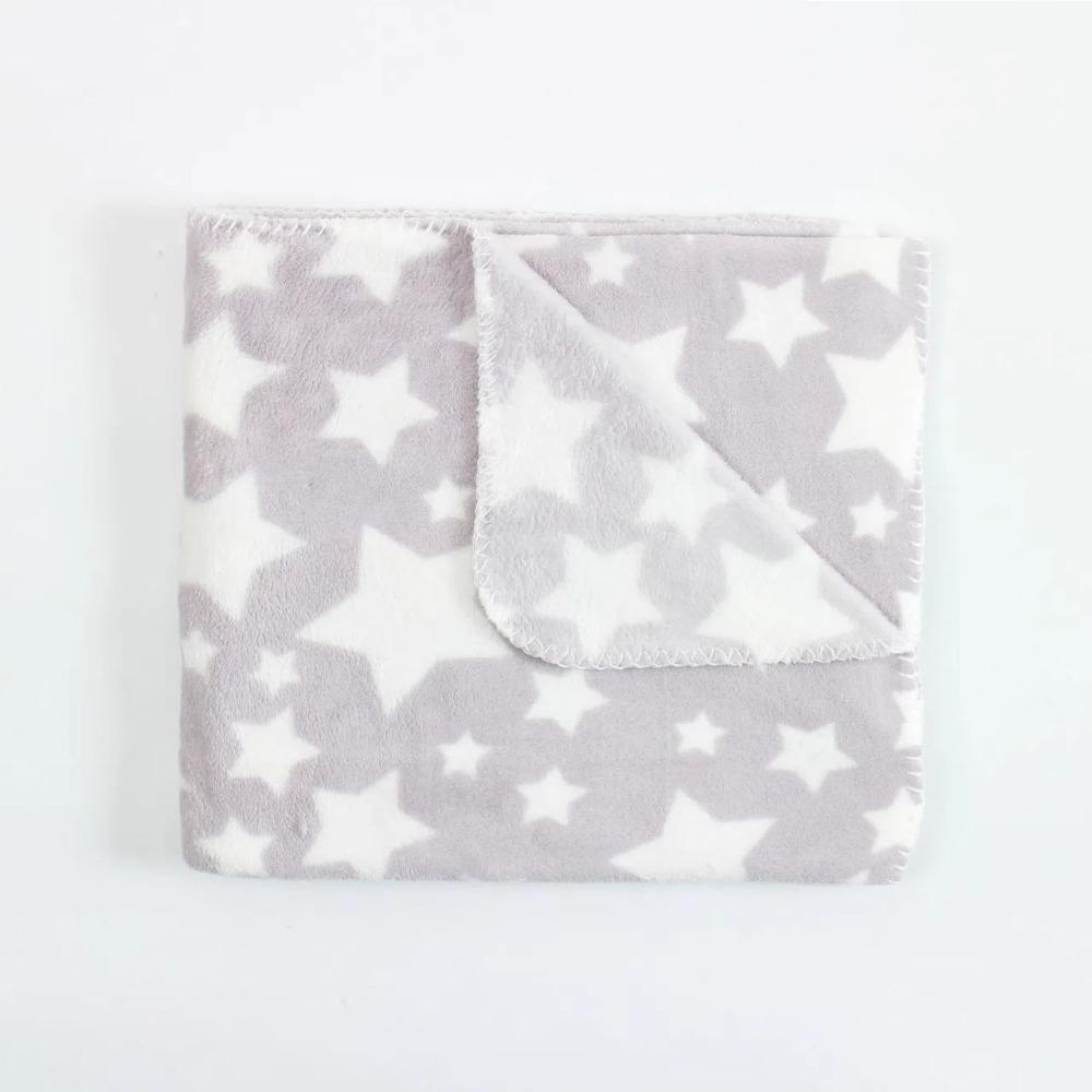 2pcs/set Flannel Plush Baby Blanket Stuffed Animal Baby Sleep Blanket