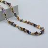 Colorful Necklace Natural Pearl Irregular Baroque Design Necklace Rainbow 18K Gold Plated Accessory Choker Women Necklace