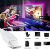 Светодиодная лента DC 5V USB 1 метр 5050 Водонепроницаемая RGB LED подсветка Гибкая 50 см 1 м 2 м добавить 3 17-клавишный пульт для подсветки телевизора