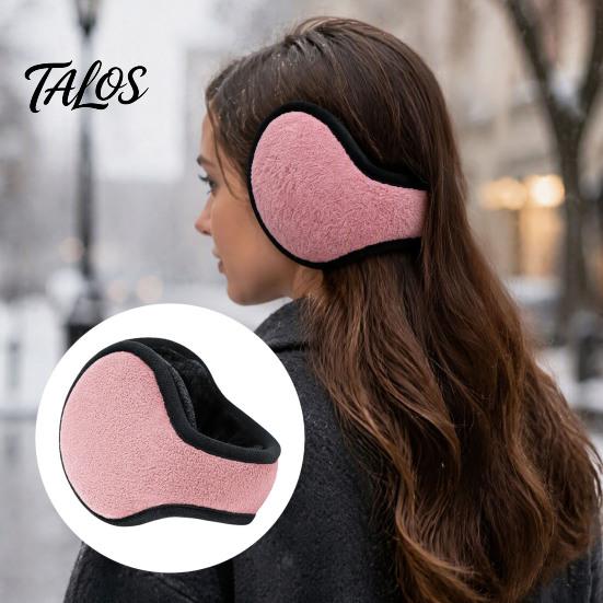 Adjustable Windproof Ear Covers Foldable Winter Muffs for Men Women, Fleece Warm Warmers, Autumn Daily Commuting Gear Portable Outdoor Cold