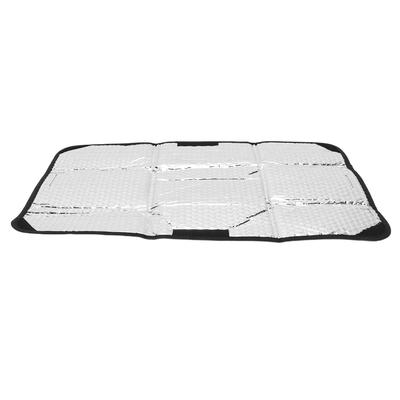 25.2 X 16.1in RV Door Window Sunshade, Water Proof Foldable Reflective Sunshade with Protecting Hook and Fastener, Compatible with Most RVs Enha