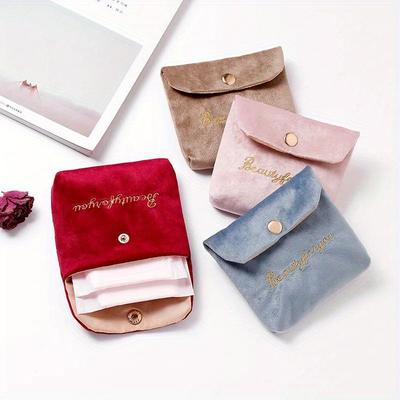 Frauen süße Tampon Aufbewahrungstasche Serviette Damenbinde Beutel Münzgeldbörse Lippenstift Kopfhörer Organizer Fall Kreditkarteninhaber Taschen