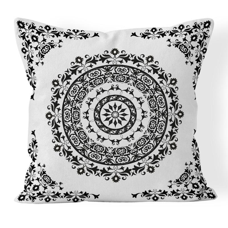 Bohemian Retro Style Decorative Car Cushion Office Bedroom Living Room Sofa Cushion Pillow Cover