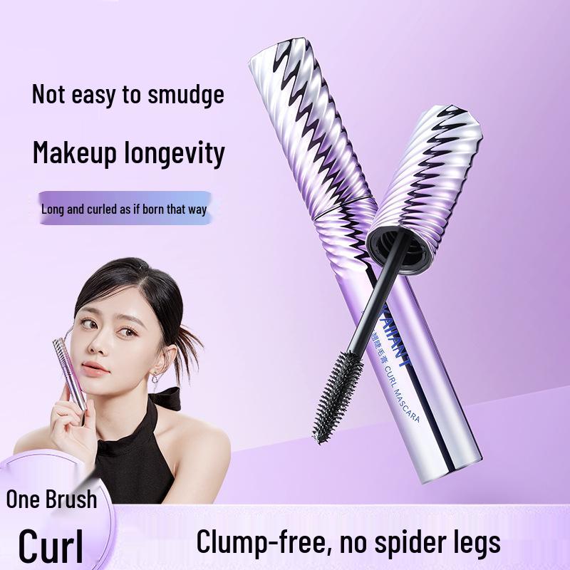 Kelandai Long-lasting Slimming Curling Mascara – Natural, Thick, Smudge-resistant, for Big Eyes.