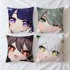 Cushion Face Cover Soft Q Case Genshin Sofa Impact Living Room Home Comfortable Office Game Decor Cupping Protective Pillow