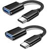 OTG Type C Cable Adapter USB To Type C Adapter Connector for Xiaomi Huawei Samsung S21 OTG Data Cable Converter for Macbook Air