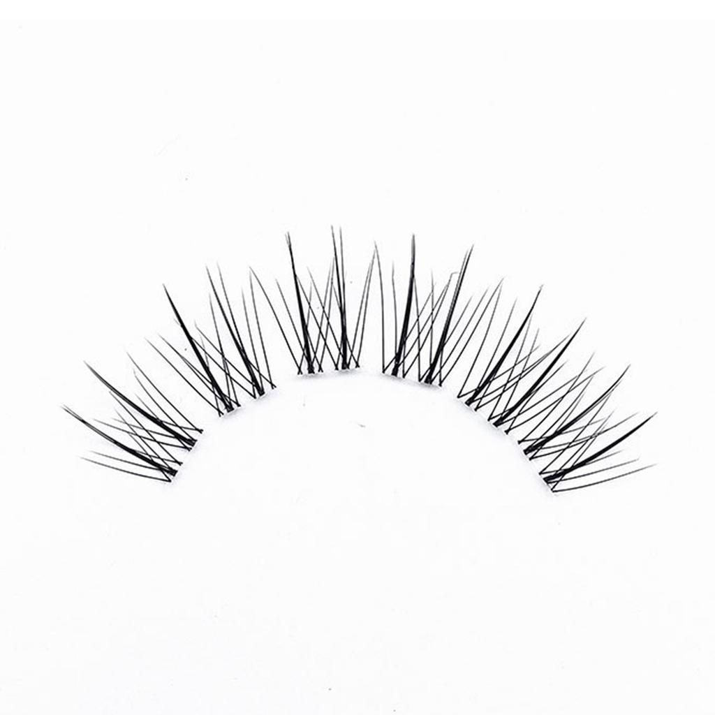 Natural Looking False Eyelashes for Daily Makeup Lightweight Comfortable Black C Curl