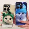 For Motorola Edge 70 Fusion 5G Case Cartoon Cat Panda TPU Black Cover For XT2605-1 XT2605-2 XT2605-4 Soft Silicone Phone Cases