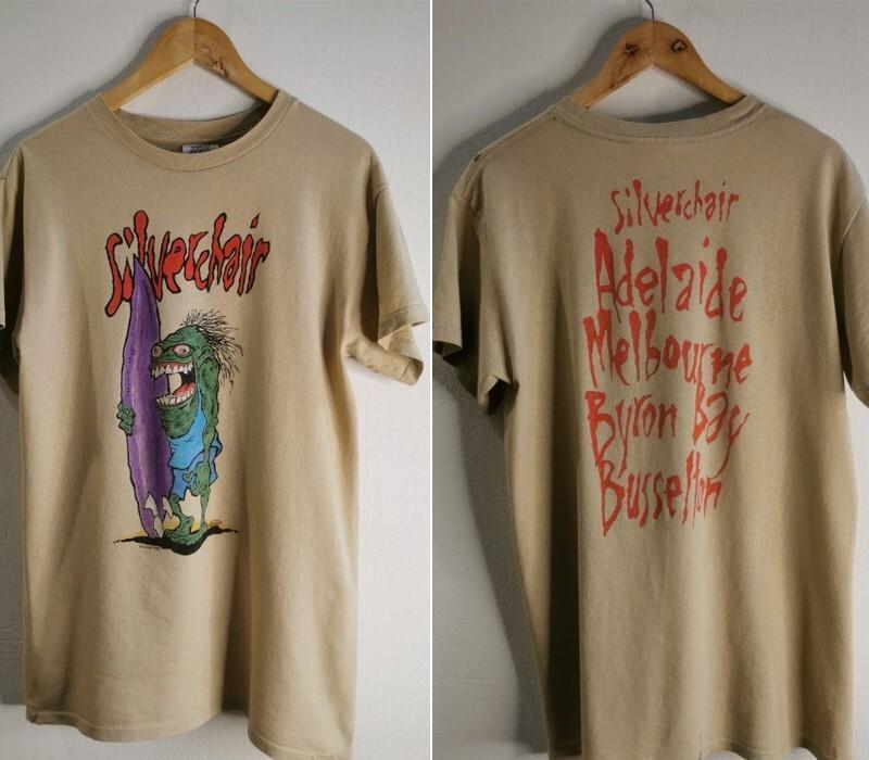 

90s Silverchair band Graphic short sleeve T shirt 2 sided Men Women Unisex T-Shirt XXXXL