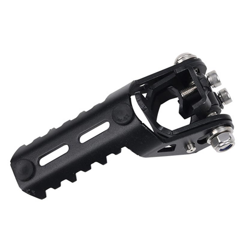 For BMW R1250GS R1200 GS Adventure LC 2013- Motorcycle Pair Front Foot Pegs Folding Footrests Clamps 20Mm-25Mm Pole Black
