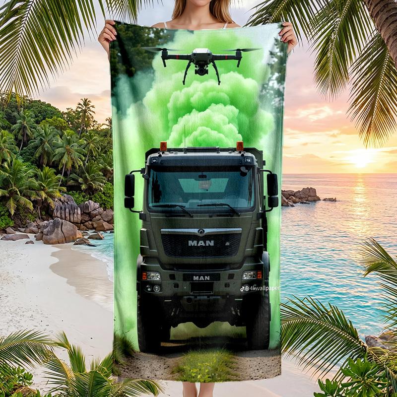 MAN Mode Strandtuch Tragbar Weich Schnelltrocknendes Handtuch Für Schwimmen Camping Urlaub