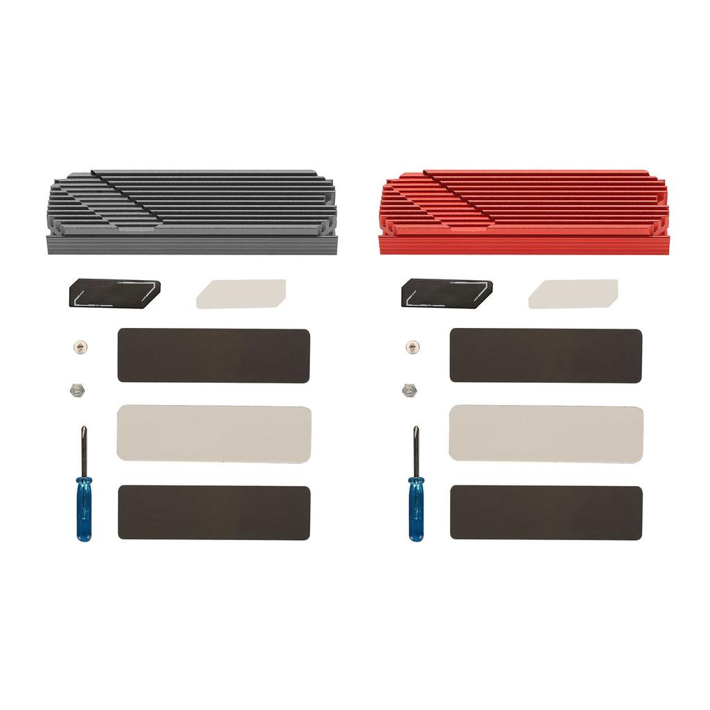M.2 2280 SSD Heatsink Anodized Aluminium Alloy Fast Heat Conduction M.2 2280 SSD Cooler for Desktop