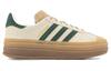 Adidas Gazelle Bold Magic Beige Collegiate Green Women's ID7056