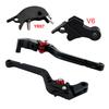 Long Clutch Brake Lever fit for YAMAHA XSR900 XSR900GP MT-09 MT-09SP 2024-2025 Black