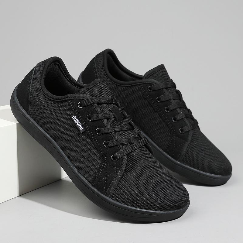 Обувь большого размера с широкой колодкой обувь с широкой колодкой для босой ноги мужская модная обувь расширенная и утолщенная повседневная обувь кроссовки для ходьбы и бега из летящего трикотажа 38 3398₽