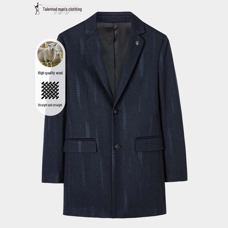 TRiES Men s Slim-Fit Mid-Length Warm Coat L 48