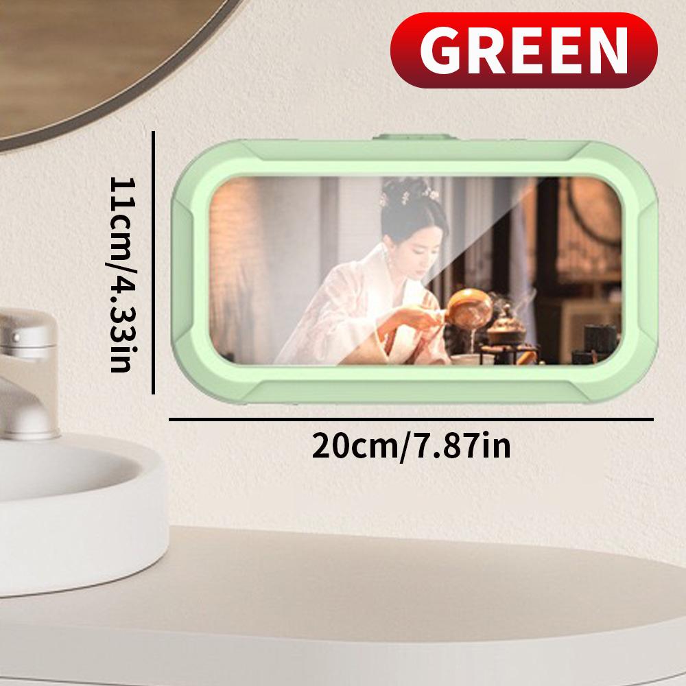 1PC bathroom waterproof phone storage box, can be rotated for appeal, and can be used for both showering and watching TV shows