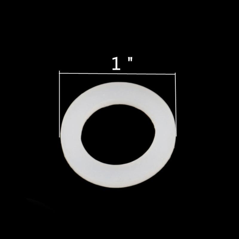 1/2" 3/4" 1" Silicone Gaskets Water Connectors Seal Rings Flat Seal Washer Gasket Hardware Fastener Accessories Anti-leak Washer
