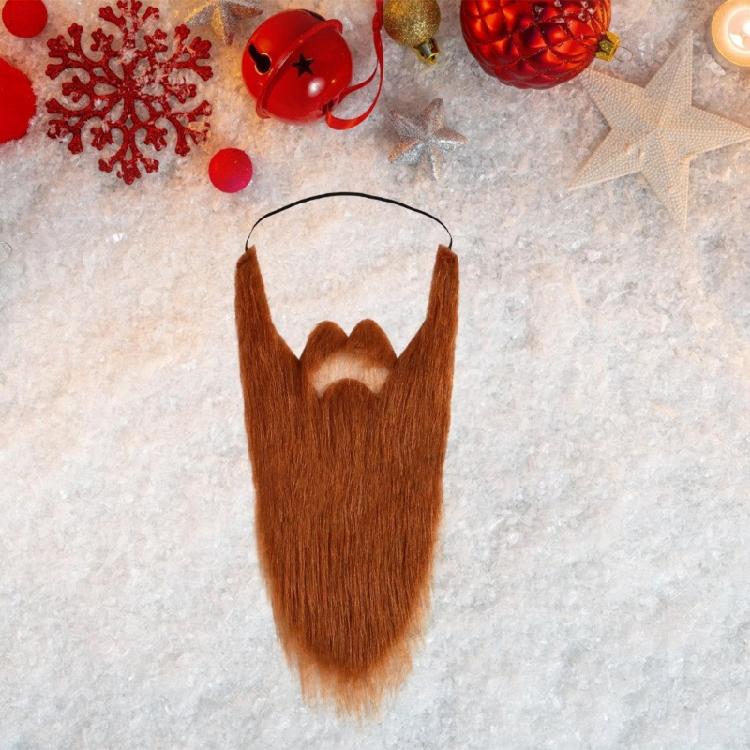 Falscher Bart Falscher Schnurrbart Langer Bart Falscher Schnurrbart Weihnachtsbärte Weihnachtsmannbart Alter Mann Schnurrbart Halloween Bart