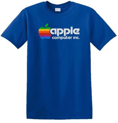 Maglietta Apple Computer Macintosh s Retro Anni '80 Top Compleanno Natale Unisex
