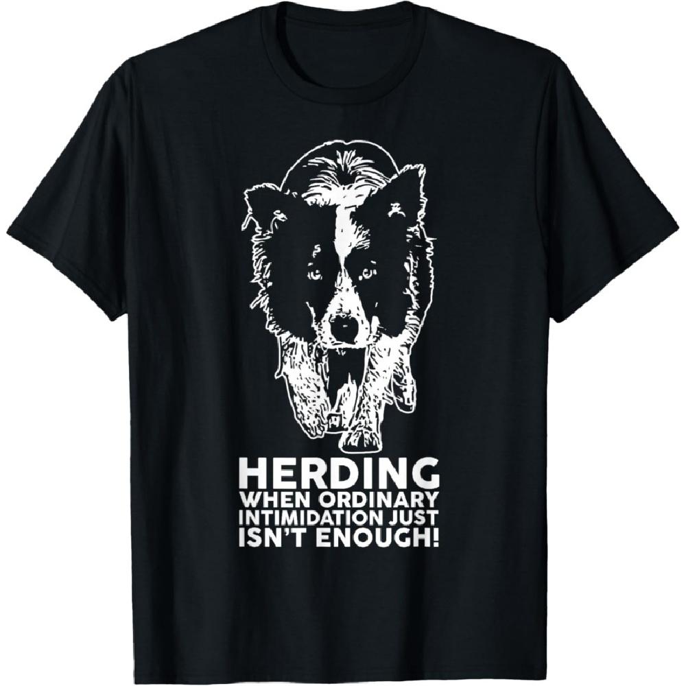 

Border Collie Funny Herding Breed T Shirt T-Shirt XXXXXL чорний