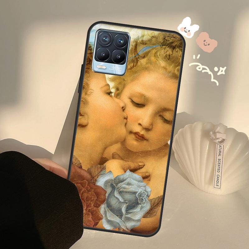 Renaissance Art Painting Case For Realme C63 C61 C55 C51 C53 C25 C65 C67 C71 C75 11 12 13 14 15 Pro Plus GT6 GT7 Pro