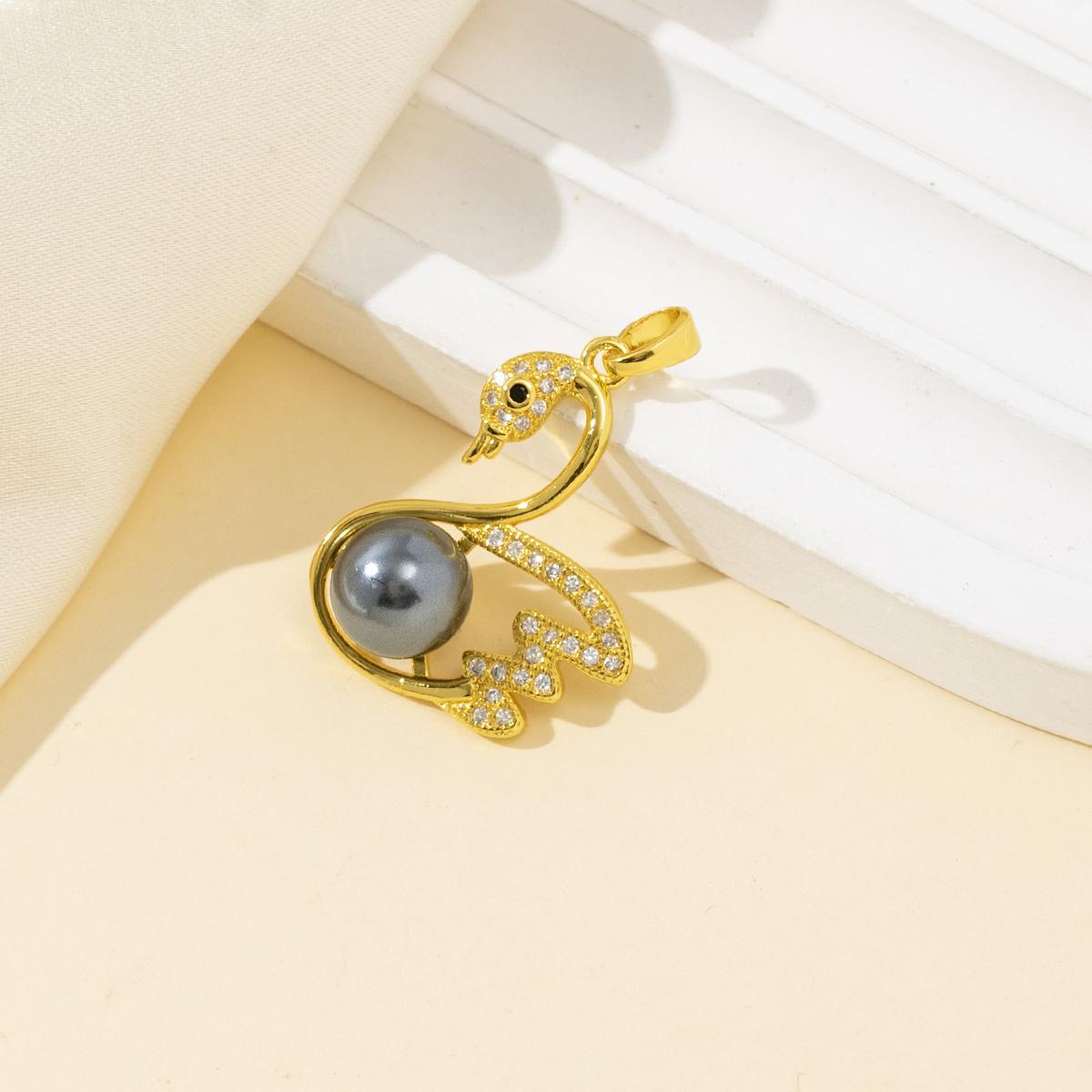 

Подвеска для ожерелья Натуральные ракушечные бусины Маленькая подвеска в форме лебедя 29x20 мм Для изготовления украшений своими руками Ожерелье Браслет Серьги Аксессуар 29x20mm чёрный