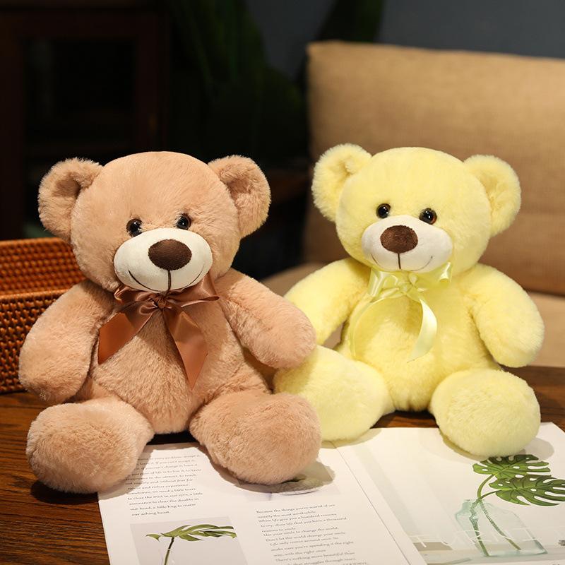 Cute Cute Little Bear Doll Plush Toy Small Tiddy Bear Comforting Doll Doll Girl Holiday Gift