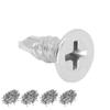 200 Pezzi Viti Autoperforanti Svasate a Croce Acciaio Inossidabile Lunghezza 13mm Set Kit di Fissaggio M4.2 18