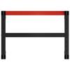 Cadre de banc de travail - VIDAXL - Métal - Noir et rouge - 80x57x79 cm - Barre renforcée