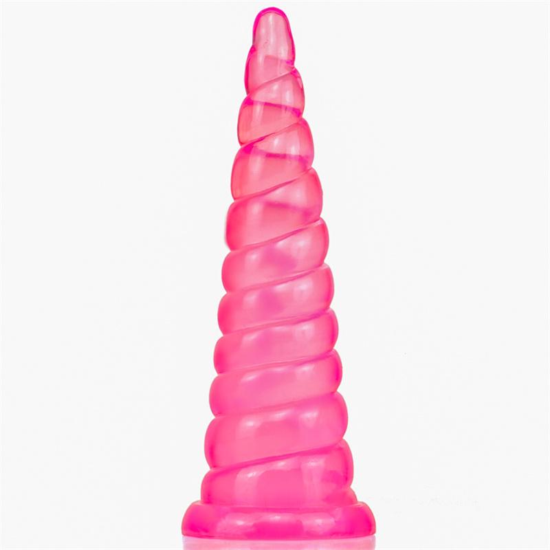 Kackkopf Eierlos Transparent Penis Groß Simulation Falscher Penis Kristall Weibliches Masturbationsgerät Analer Stöpsel Erwachsenenprodukte