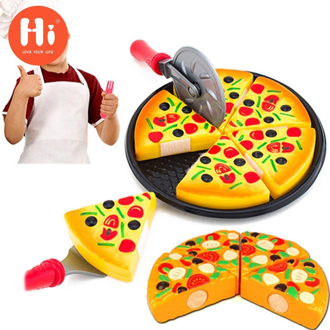 

Детская кухня Моделирование Пицца Вечеринка Фаст-фуд Ломтики Резка Играть Еда Игрушка