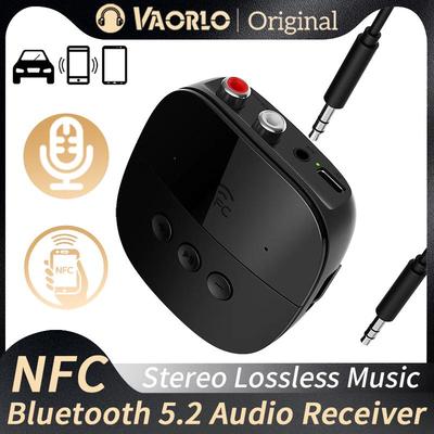 Bluetooth-Audioempfänger RCA 3,5 mm AUX USB Stereo NFC Wireless Adapter U-Disk/TF-Karte mit Mikrofon für Car Kit Lautsprecherverstärker