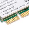 Mini Network Card Gigabit Network Card Network Card Mini PCI‑E Gigabit Double Band for Bluetooth 4.2 Wireless Wifi MC‑AC7265