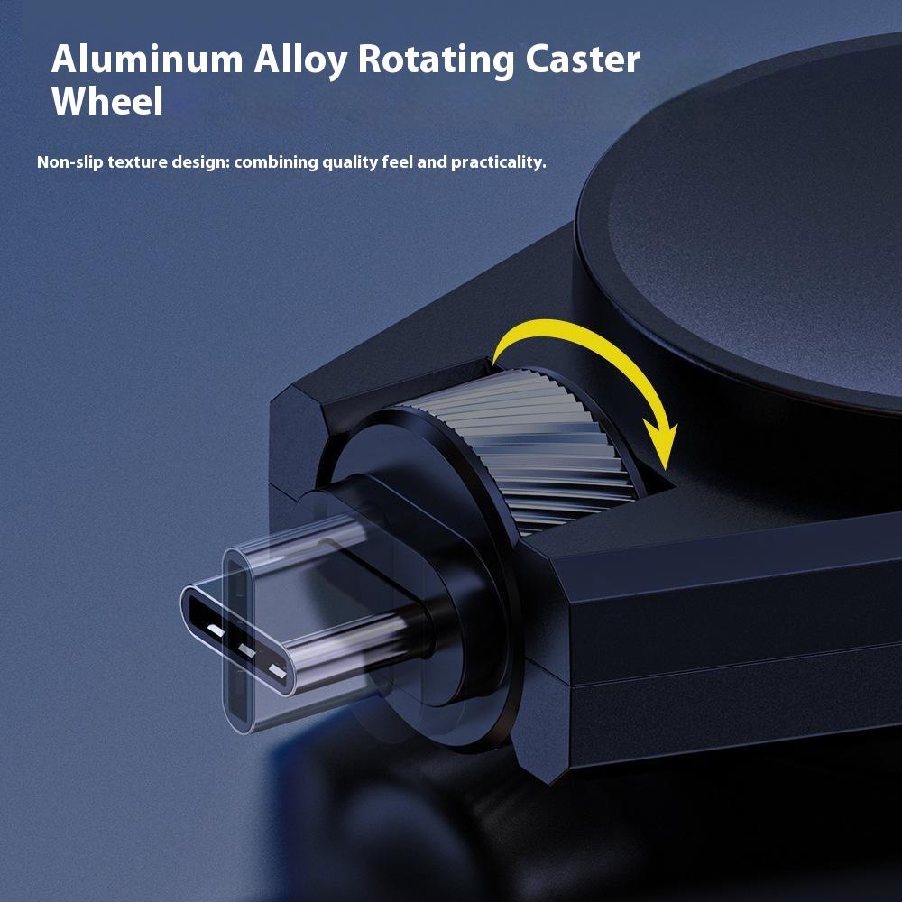 SIKAI Kabelloses Uhrenladegerät für Samsung Galaxy Watch 8/7/6/5 Typ-C Magnetisch Drehbar PD Schnelllade-Dock