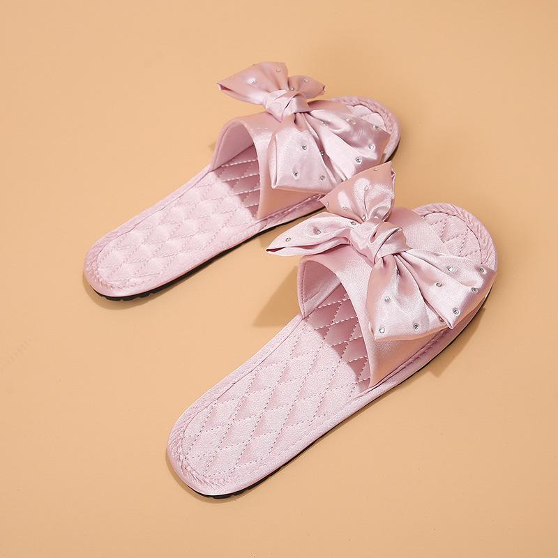 Summer Slippers Women's Indoor Home Silent Soft Bottom Home Silent Advanced Sense French Summer Deodorant Non-slip Women