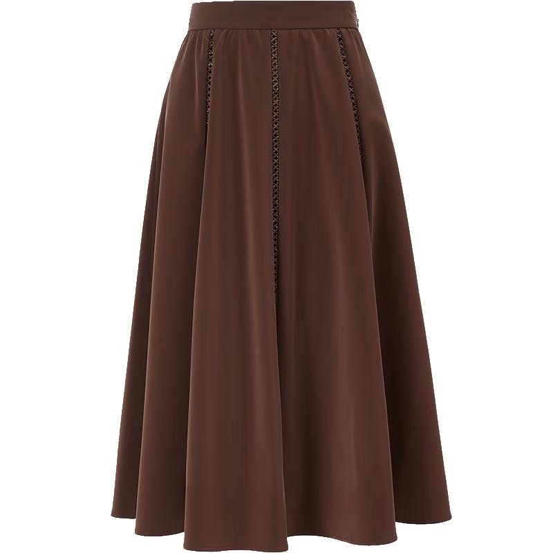 Veromoda Elegant A-Line Midi Skirt