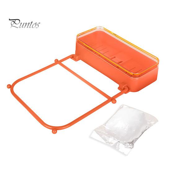 Sink Filter Rack Drain Stand Waste Garbage Net Shelf Anti-Clogging Disposable Mesh Bag Kitchen Sink Strainer with Removable Suction Cup