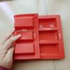 1Pc Baking Tools 20 /9-Cavity Financiers Mold Silicone Mold Red Dessert Tool Pastry Accessories Chocolate Molds, Silicone Pastry
