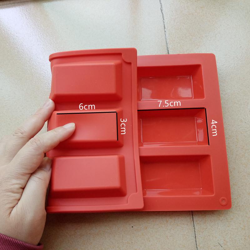 1Pc Baking Tools 20 /9-Cavity Financiers Mold Silicone Mold Red Dessert Tool Pastry Accessories Chocolate Molds, Silicone Pastry