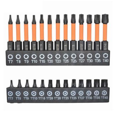 Schlagschrauber Torx Bit-Satz 26-teilig Stahl Torx Bit-Satz Lange Schlagschrauber Bitsatz