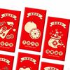 6 Pieces Chinese Year Red Envelopes Money Envelope Dragon Hongbao Hong Bao for Spring
