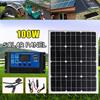 18V 120W Solar Panel Dual USB Power Bank Board And Car Charger 10A Solar Panel Regulator Charger Controller Outdoor Camping
