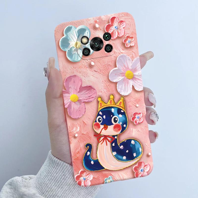 For Xiaomi Poco X3 Pro Case Flower Girls Design Soft Silicone Phone Back Cover For Xiomi PocoX3 Pro X 3 3X Poco X3 NFC Shells