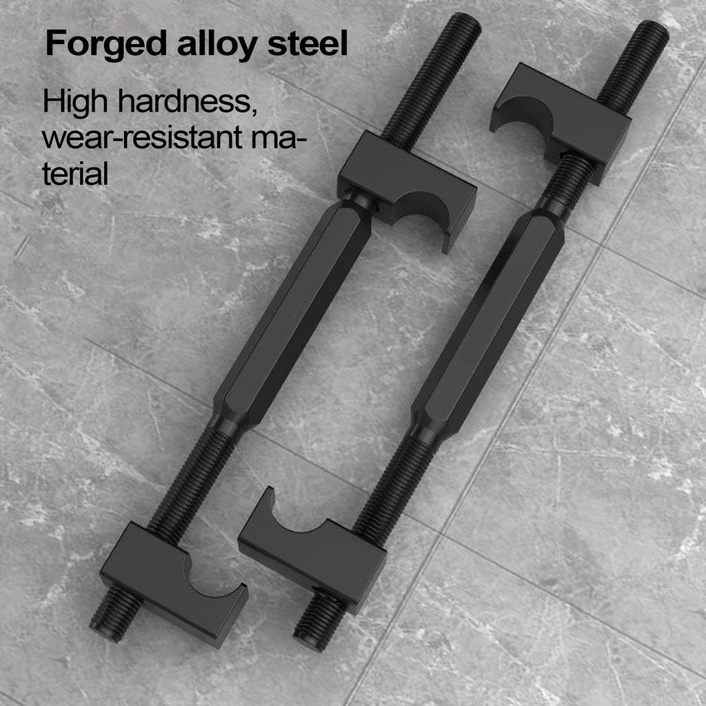 Shock Compressor Tool Coil Spring Spreader Manual Removal Puller Tool for Motorbike Front Strut Replacement