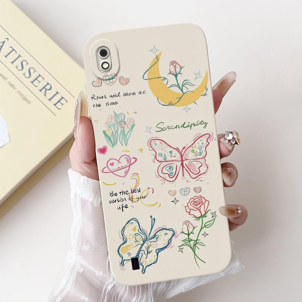 Schutzhülle für Samsung Galaxy A10 Hülle Niedlicher Hase Weiches Silikon Funda für Samsung A10 A105F A105G GalaxyA10 Handygehäuse