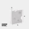 Creative Restaurant Cheese Design Small Dining Chair Sofa Footrest Stool Side Table Living Room Home Decor Furniture